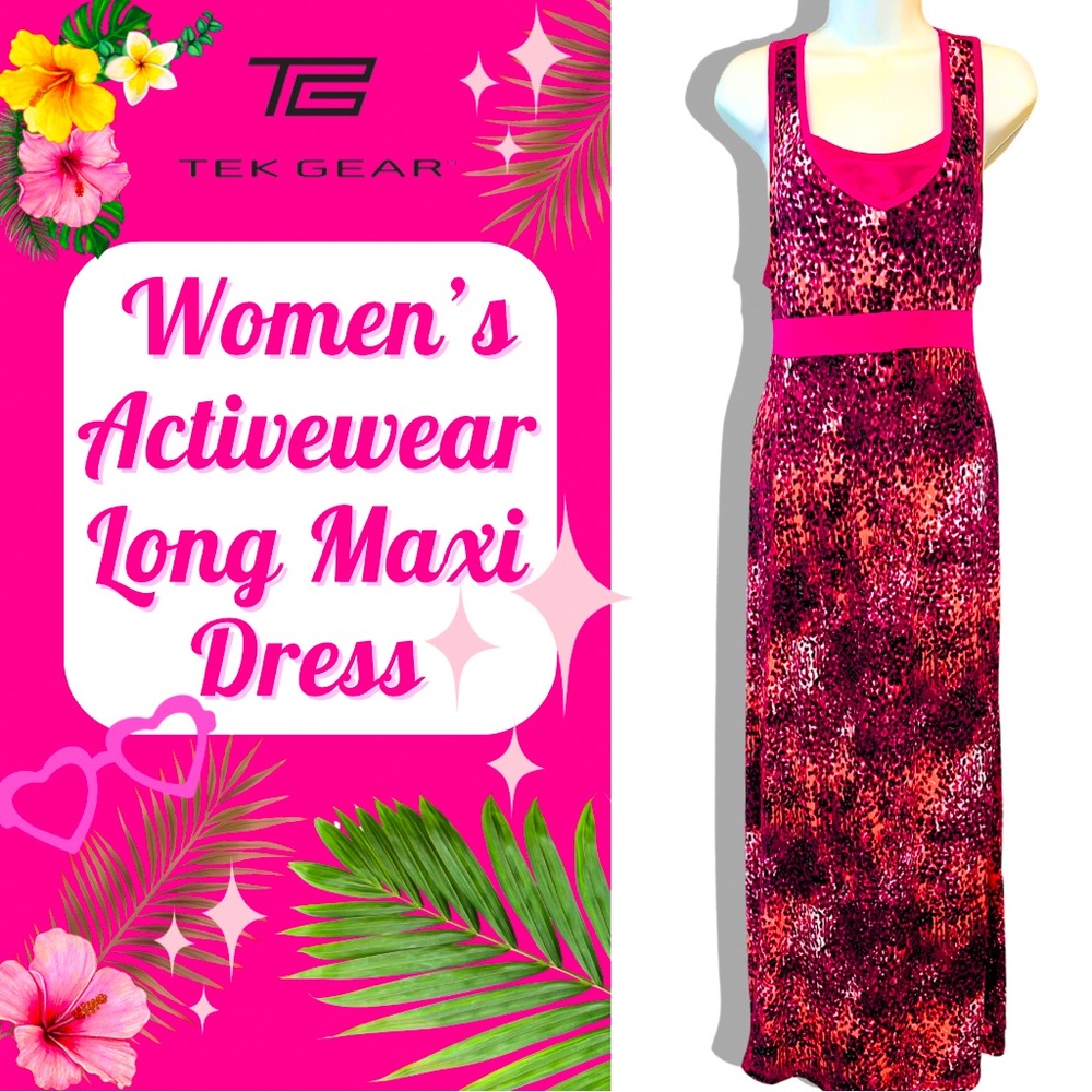 Tek Gear Women’s Activewear Long Maxi Dress - Size Women’s  Large